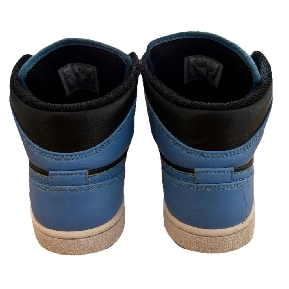 Nike Air Jordan 1 Mid VJ Sneakers University Blue/ Black US Size 7 DQ8426-401